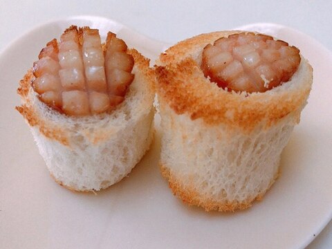 【お弁当に】簡単♪食パンで作るウィンナーロール